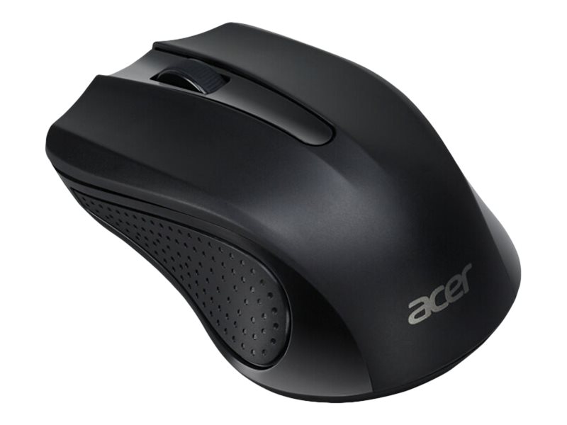 Acer AMR910 - Souris - optique - sans fil - 2.4 GHz - récepteur sans fil USB - noir - Pour la vente au détail - pour Aspire C 22; Chromebook 51X; TravelMate Spin B3; Veriton Essential N VEN2580; Veriton N4 - NP.MCE11.00T - Souris