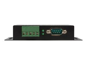 StarTech.com Adaptateur industriel USB vers série DB9 RS422 / RS485 à 1 port avec isolation - Adaptateur série - USB - RS-422, RS-485 - noir - ICUSB422IS - Cartes réseau USB