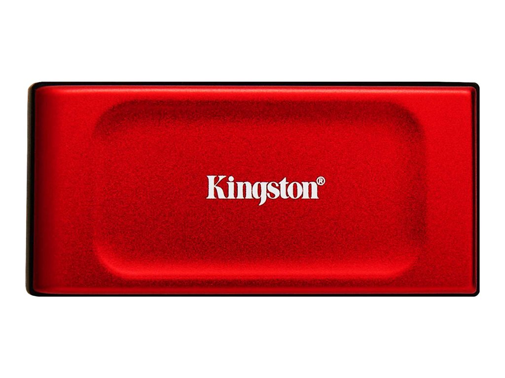 Kingston XS1000 - SSD - 1 To - externe (portable) - USB 3.2 Gen 2 (USB-C connecteur) - rouge - SXS1000R/1000G - Disques SSD