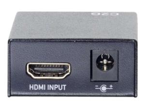 C2G HDMI Inline Extender 4K60 - Prolongateur audio/vidéo - HDMI de 19 broches de type A / HDMI de 19 broches de type A - jusqu'à 50 m - 82394 - Prolongateurs de signal