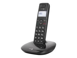 Doro Comfort 1010 DUO - Téléphone sans fil avec ID d'appelant - DECT\GAP - noir + combiné supplémentaire - 6043 - Téléphones sans fil