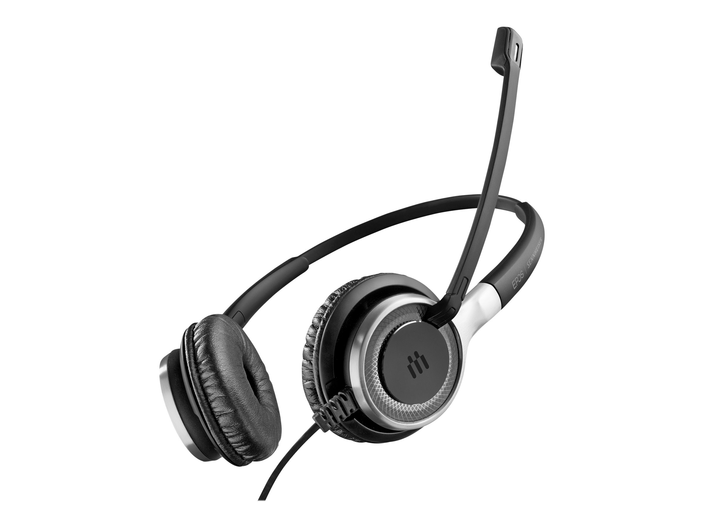 EPOS IMPACT SC 665 - Micro-casque - sur-oreille - filaire - jack 3,5mm - noir, argent - 1000644 - Écouteurs