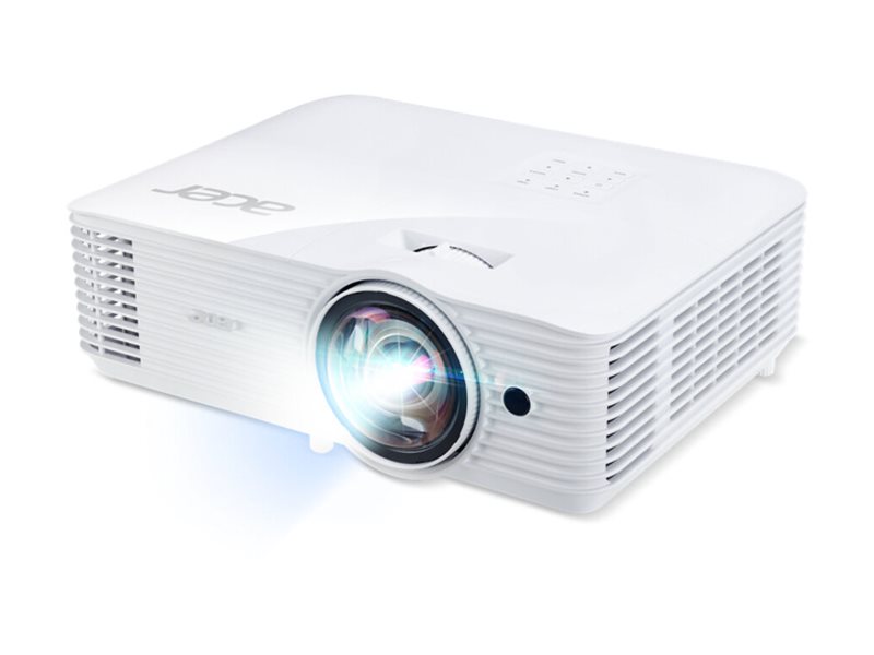 Acer S1286H - Projecteur DLP - portable - 3D - 3500 lumens - XGA (1024 x 768) - 4:3 - objectif fixe à focale courte - MR.JQF11.001 - Projecteurs courte portée