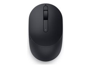 Dell Silent Mouse MS355 - Souris - droitiers et gauchers - DEL optique - 3 boutons - sans fil - 2.4 GHz, Bluetooth 5.1 LE - récepteur sans fil USB - noir - avec 3 ans de service Advanced Exchange - MS355-BLK-EMEA - Souris