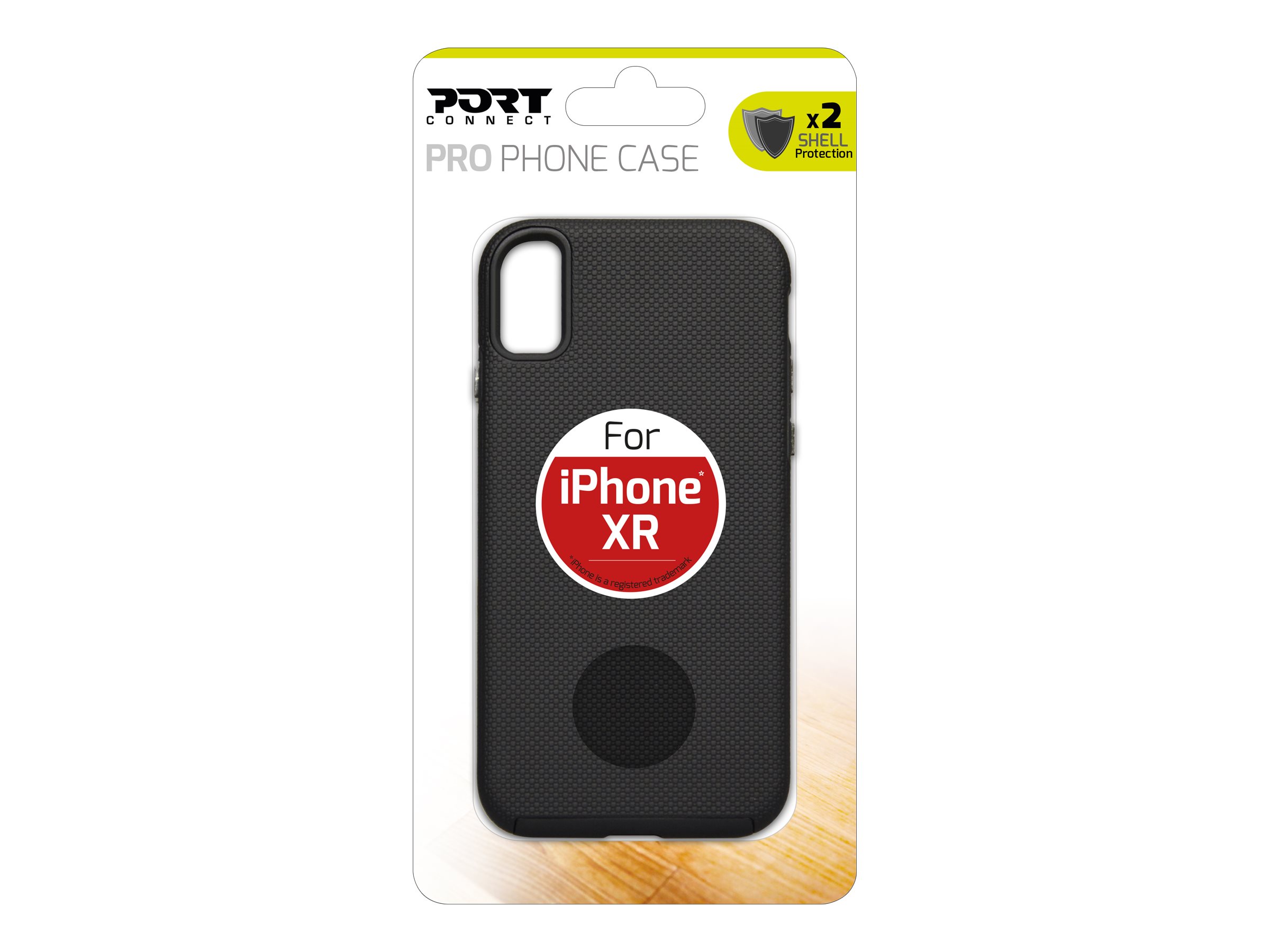 PORT Connect PRO phone case - Coque de protection pour téléphone portable - polycarbonate, polyuréthanne thermoplastique (TPU) - pour Apple iPhone XR - 901849 - Coques et étuis pour téléphone portable
