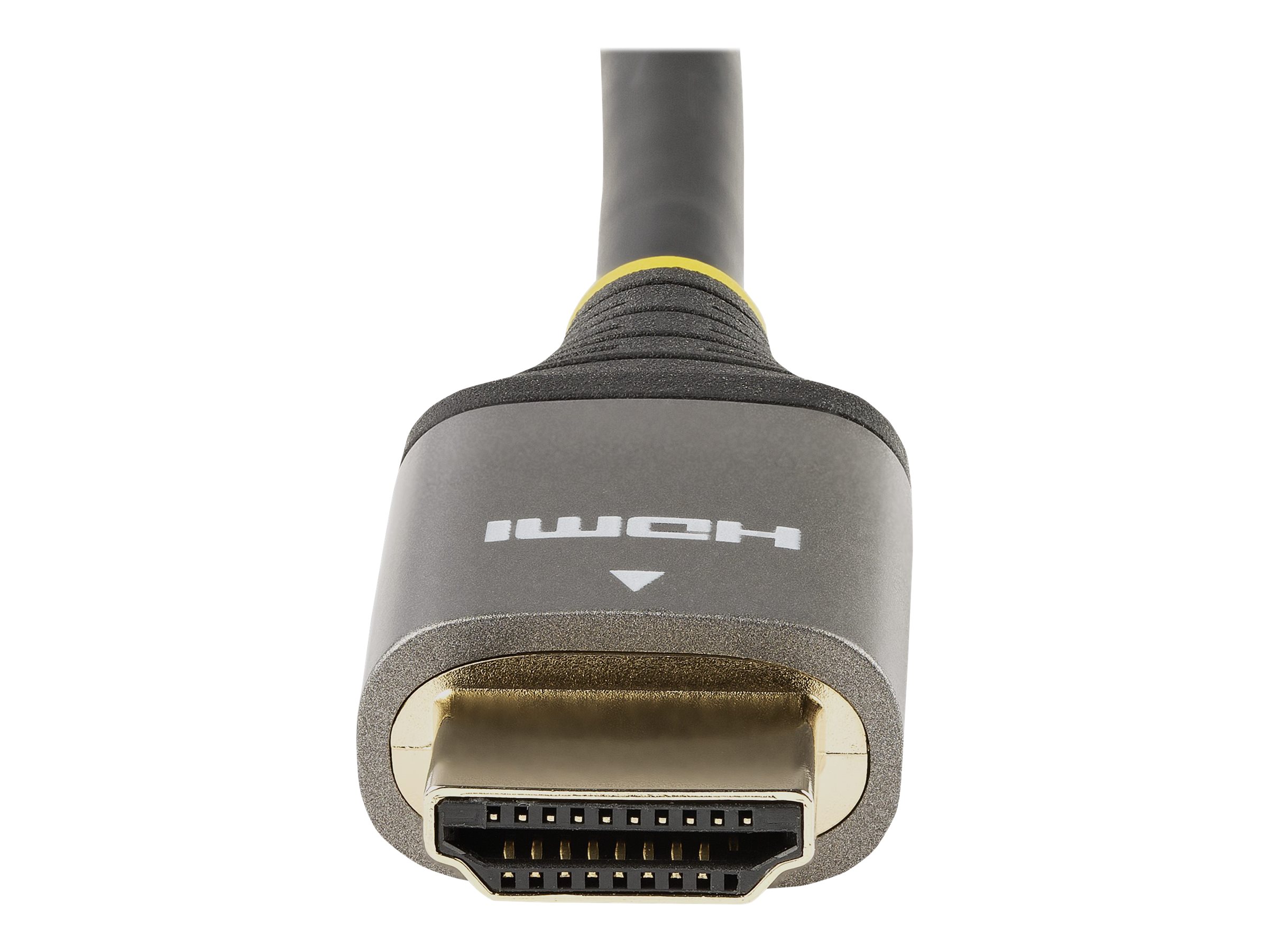 StarTech.com Câble HDMI 2.1 8K - 1m - Câble HDMI Certifié Ultra High Speed 48Gbps - 8K 60Hz/4K 120Hz HDR10+ eARC - Câble Ultra HD 8K HDMI - Écran/TV/Affichage - Gaine Flexible TPE (HDMM21V1M) - Ultra High Speed - câble HDMI avec Ethernet - HDMI mâle pour HDMI mâle - 1 m - double blindage - gris, noir - passif, support 4K 120 Hz, support pour 8K60Hz - pour P/N: 4PORT-8K-HDMI-SWITCH - HDMM21V1M - Câbles HDMI