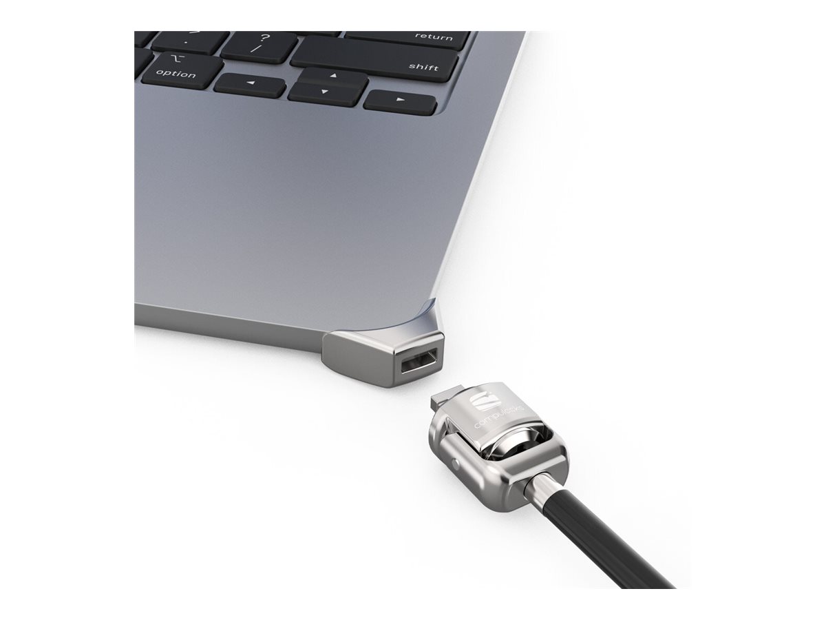 Compulocks MacBook Air M2 Adaptateur Ledge avec câble antivol à