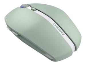 CHERRY GENTIX BT - Souris - optique - 7 boutons - sans fil - Bluetooth 4.0 - vert agave - JW-7500-18 - Souris