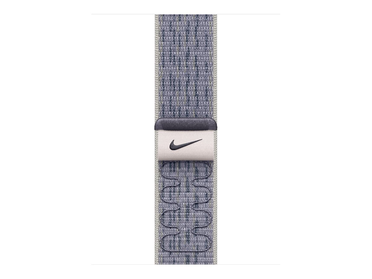 Apple Nike - Boucle pour montre intelligente - 42mm - 130 - 190 mm - bleu/gris - MXTX3ZM/A - Accessoires pour smart watch