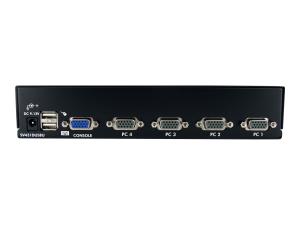 StarTech.com Commutateur KVM 4 Ports VGA USB, Montage en Rack et OSD - Switch KVM - 1920 x 1440 - Commutateur KVM - 4 x KVM port(s) - 1 utilisateur local - de bureau - pour P/N: IM12D1500P, RACKCOND17HD, RKCONS1701, SVA12M2NEUA, SVA12M5NA, SVUSBVGA10, SVUSBVGA6 - SV431DUSBU - Commutateurs KVM