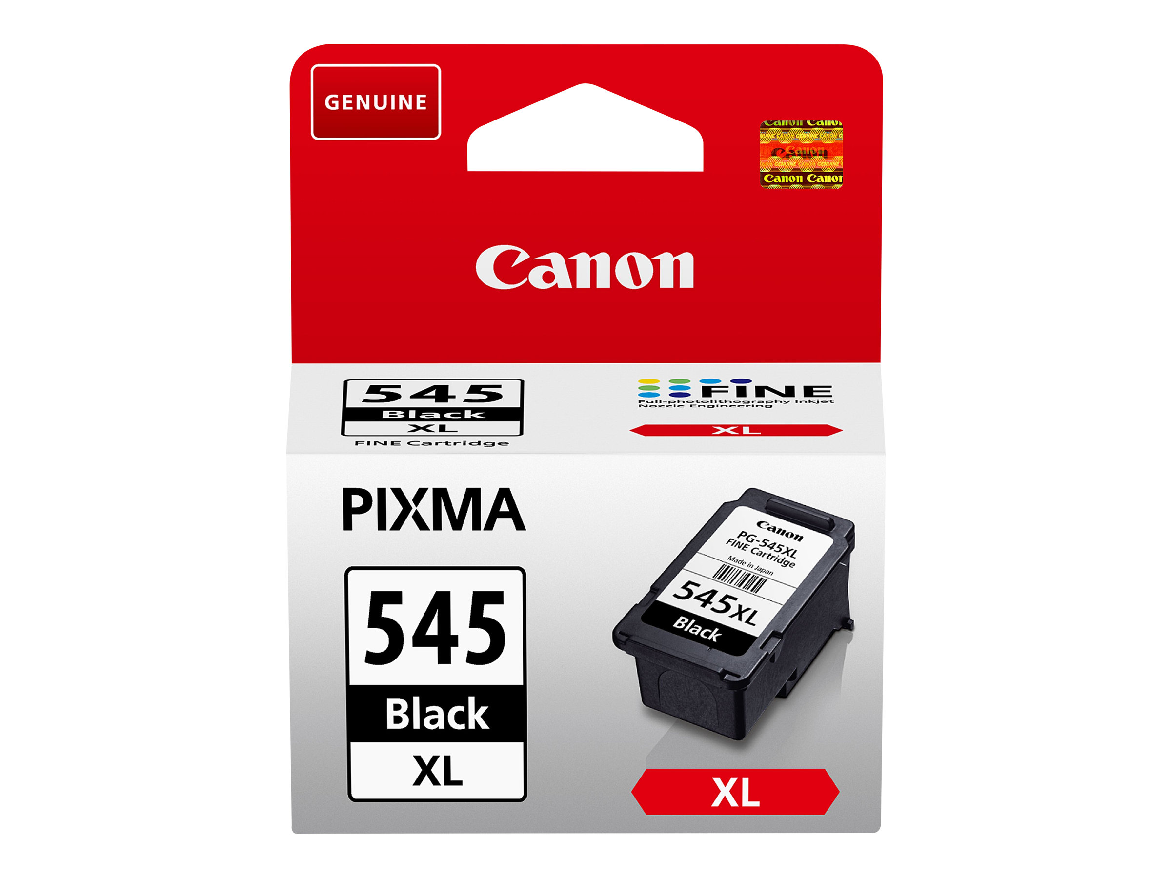 Canon PG-545XL - 15 ml - à rendement élevé - noir - original - coque avec sécurité - cartouche d'encre - pour PIXMA TR4551, TR4650, TR4651, TS3350, TS3351, TS3352, TS3355, TS3450, TS3451, TS3452 - 8286B004 - Cartouches d'imprimante