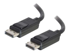 C2G 15ft Ultra High Definition DisplayPort Cable with Latches - 8K DisplayPort Cable - M/M - Câble DisplayPort - DisplayPort (M) pour DisplayPort (M) - 4.57 m - verrouillé - noir - 54403 - Câbles pour périphérique