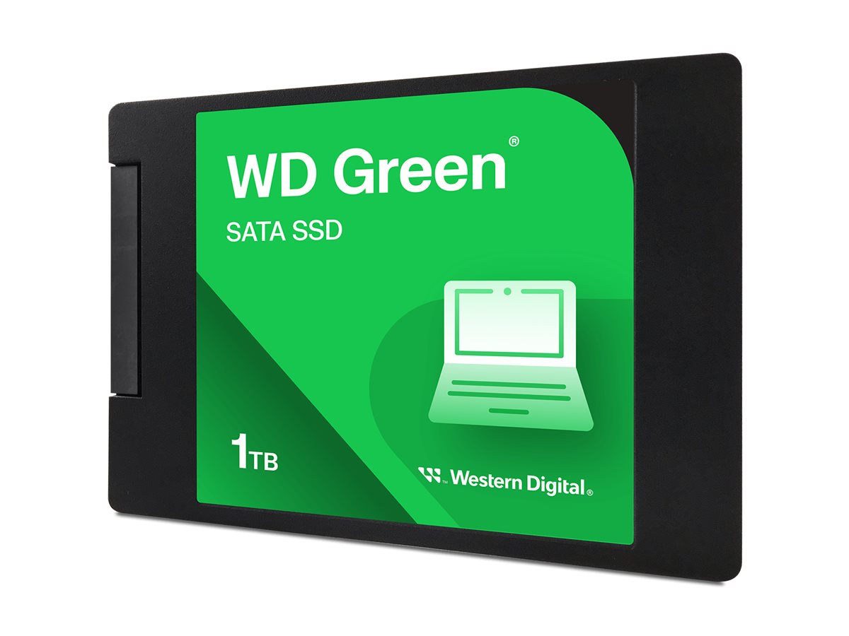 WD Green WDS100T3G0A-00BJG0 - SSD - 1 To - interne - 2.5" - SATA 6Gb/s - WDS100T3G0A-00BJG0 - Disques SSD