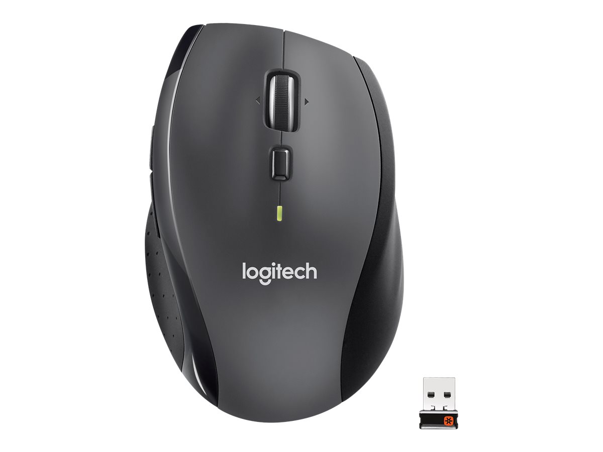 Logitech Marathon M705 - Souris - pour droitiers - laser - sans fil - 2.4 GHz - récepteur sans fil USB - 910-006034 - Souris