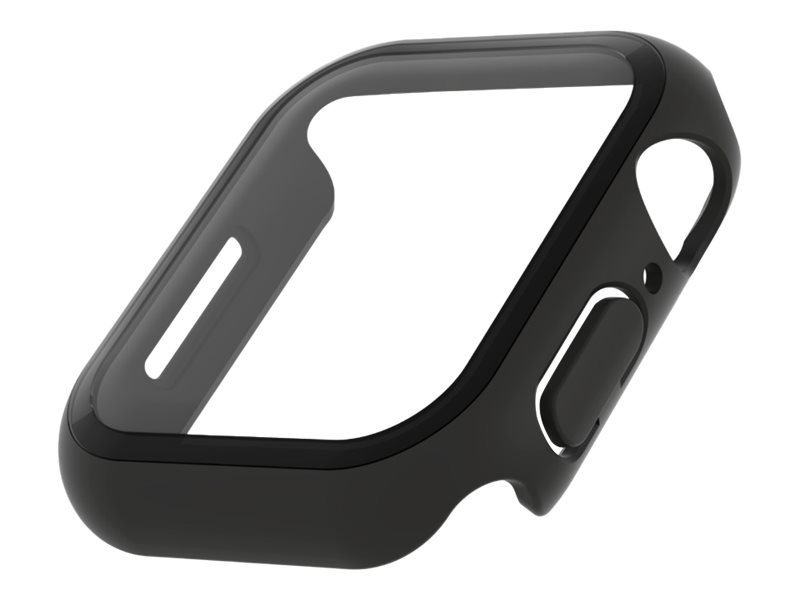 Belkin SCREENFORCE TemperedCurve - Pare-chocs pour montre intelligente - protecteur d'écran - polycarbonate, verre trempé (9H) - noir - pour Apple Watch (44 mm, 45 mm) - OVG003ZZBK-REV - Sacs multi-usages