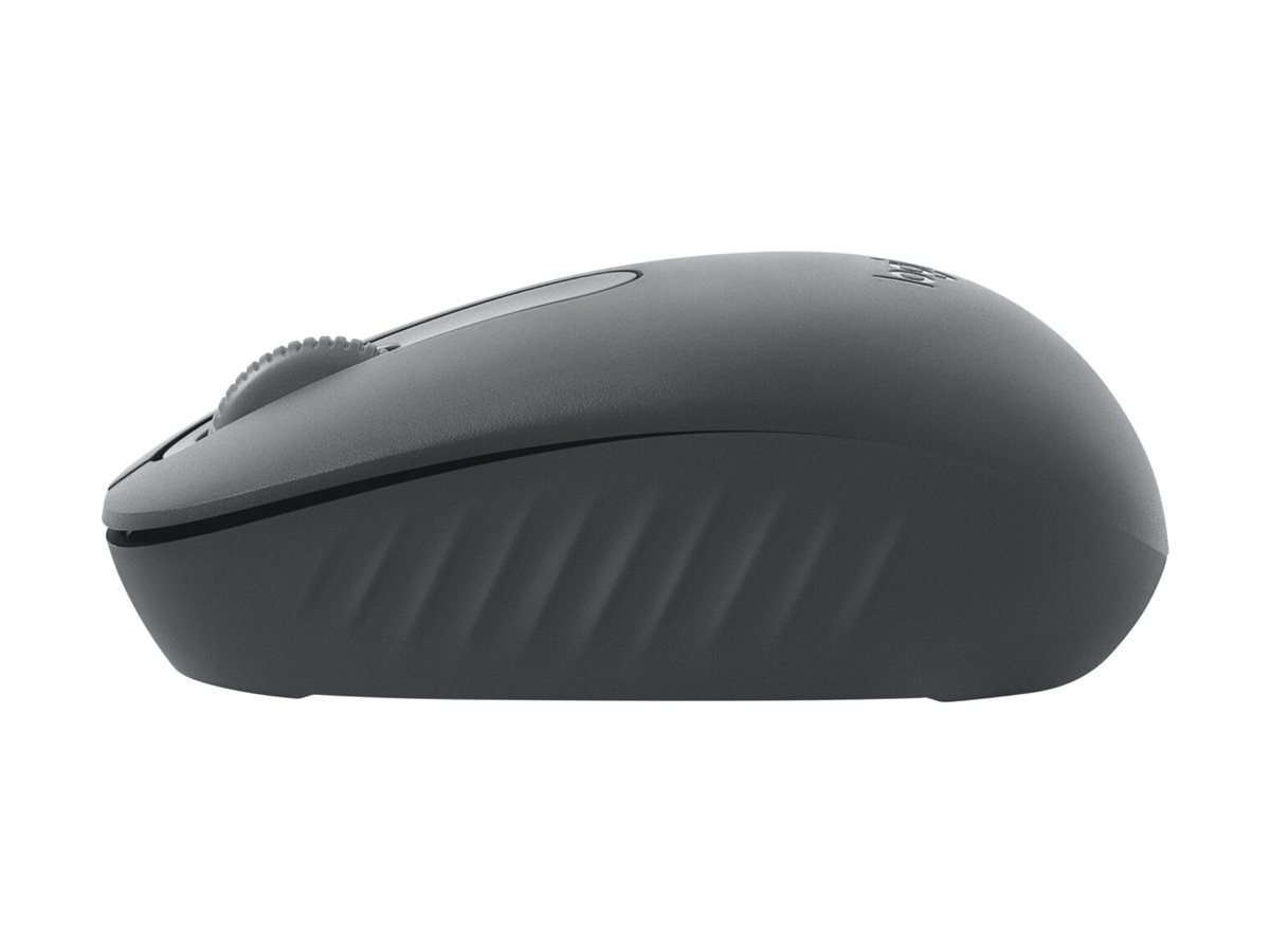 Logitech M196 - Souris - droitiers et gauchers - optique - 3 boutons - sans fil - Bluetooth - graphite - 910-007459 - Souris