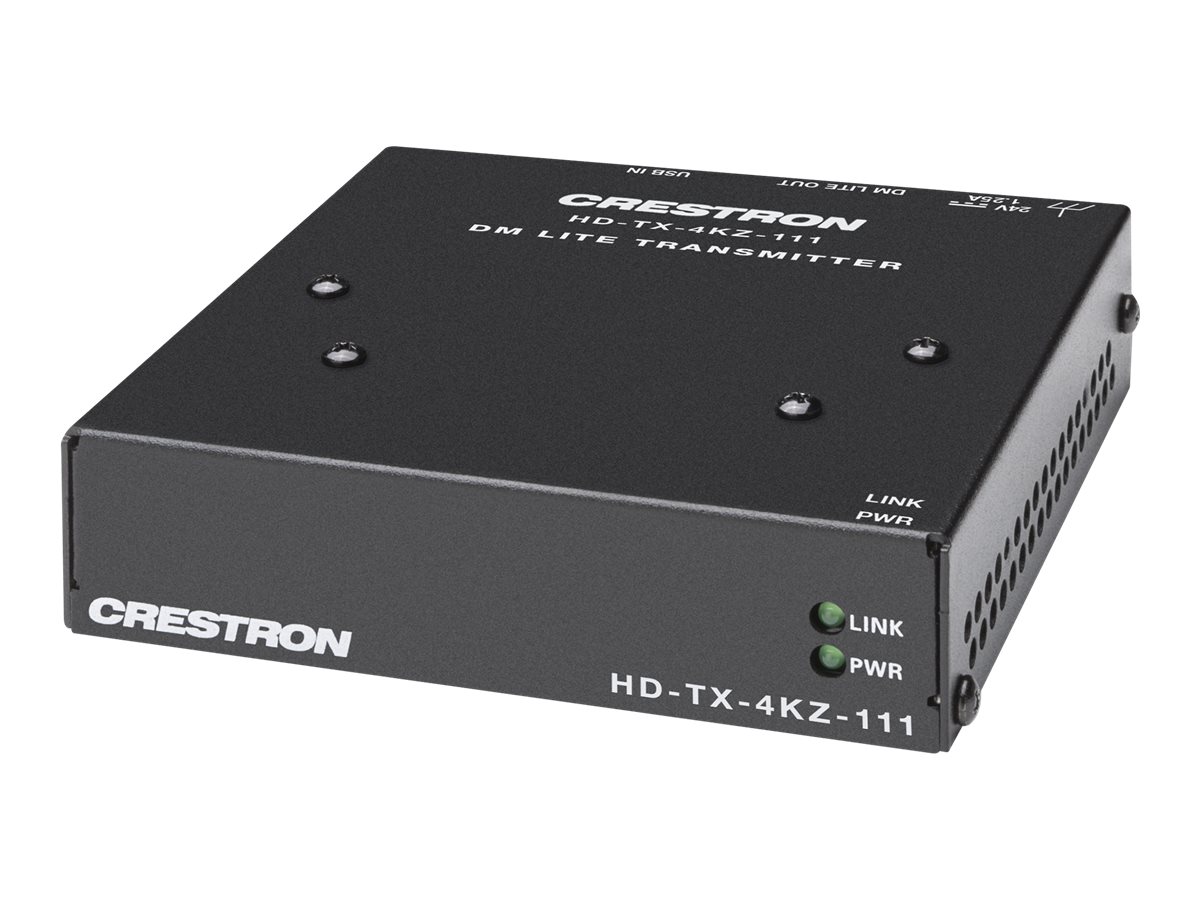 Crestron DM Lite HD-TX-4KZ-111 - Prolongateur audio/vidéo - émetteur - plus de CATx - jusqu'à 70 m - HD-TX-4KZ-111 - Prolongateurs de signal