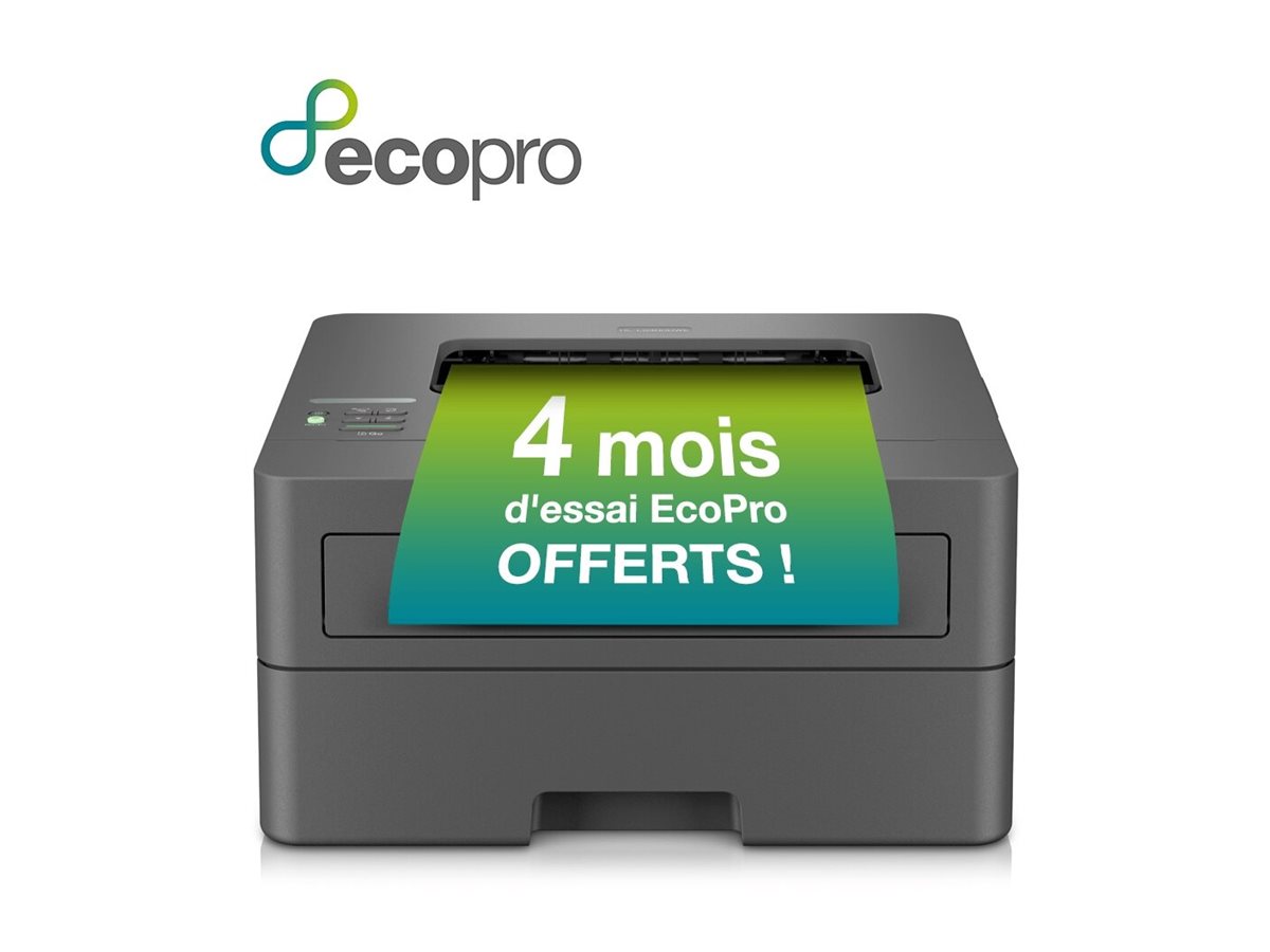 Brother HL-L2400DWE - Imprimante - Noir et blanc - Recto-verso - laser - A4/Legal - 1200 x 1200 ppp - jusqu'à 30 ppm - capacité : 250 feuilles - USB 2.0, Wi-Fi(n) - HLL2400DWERE1 - Imprimantes laser monochromes