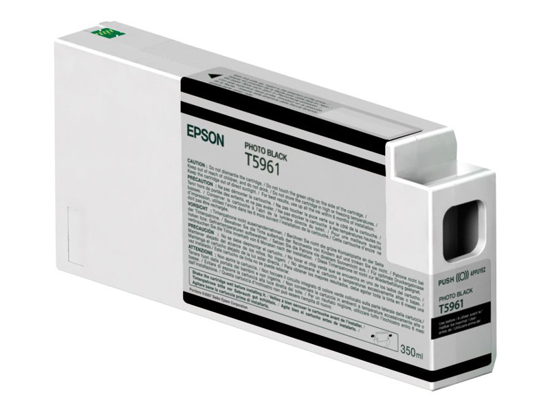 Epson T5961 - 350 ml - photo noire - original - cartouche d'encre - pour Stylus Pro 7700, Pro 7890, Pro 7900, Pro 9700, Pro 9890, Pro 9900, Pro WT7900 - C13T596100 - Cartouches d'imprimante