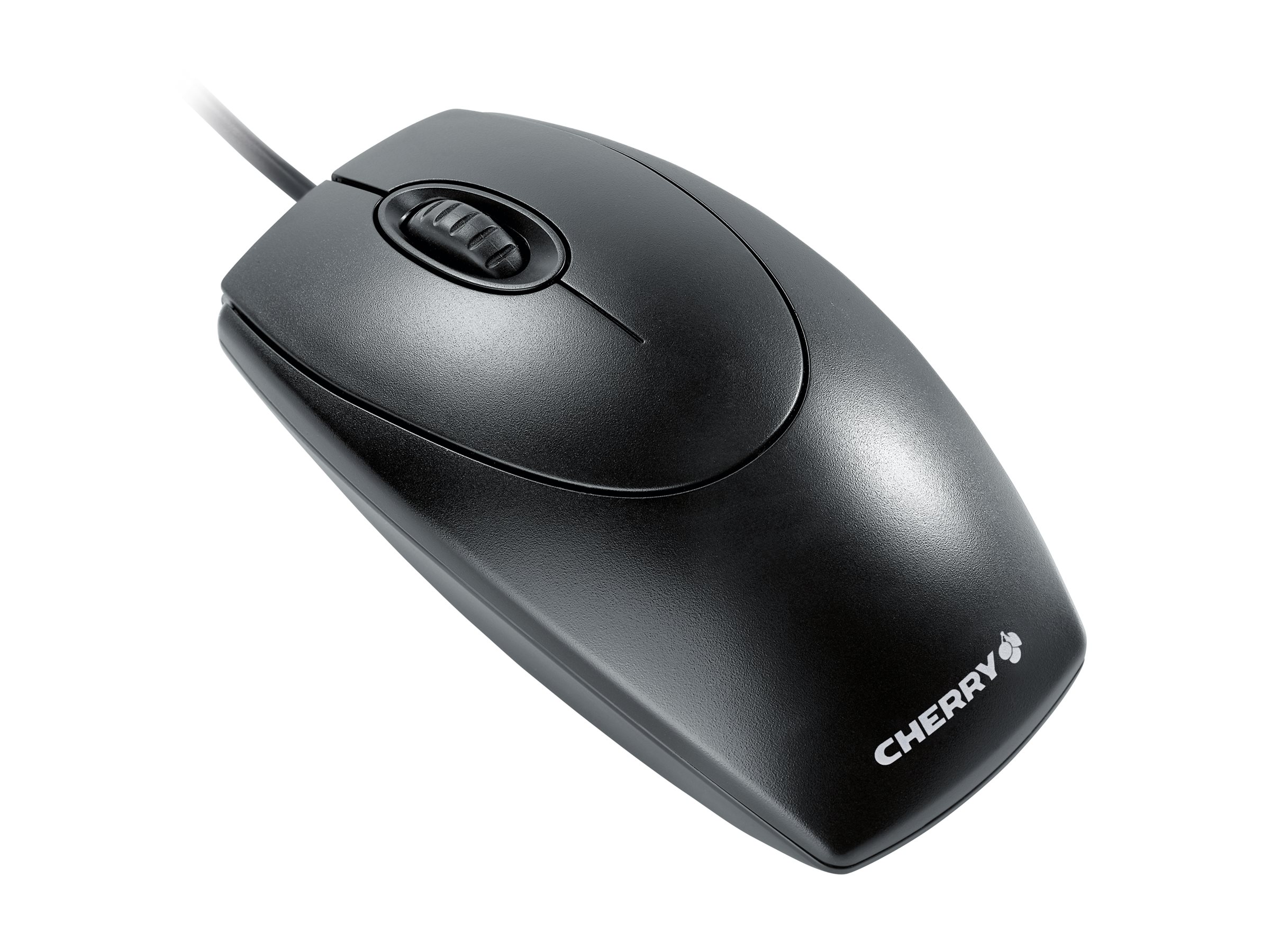 CHERRY WheelMouse - Souris - droitiers et gauchers - optique - 3 boutons - filaire - PS/2, USB - noir - M-5450 - Souris