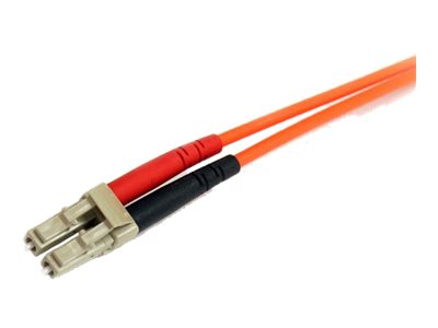 StarTech.com 1m Fiber Optic Cable - Multimode Duplex 62.5/125 - LSZH - LC/ST - OM1 - LC to ST Fiber Patch Cable (FIBLCST1) - Cordon de raccordement - LC multi-mode (M) pour ST multi-mode (M) - 1 m - fibre optique - duplex - 62,5 / 125 microns - orange - FIBLCST1 - Câblesenfibres