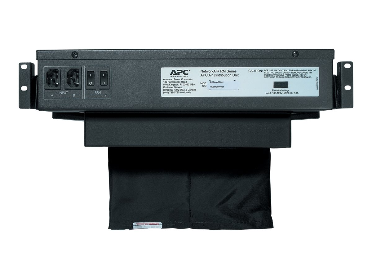 APC - Unité de ventilation - noir - 2U - pour P/N: AR3103, AR3103SP, AR3106SP, AR9300SP, AR9307SP, SRT1000RMXLI, SRT1000RMXLI-NC - ACF002 - Ventilateurs pour ordinateur
