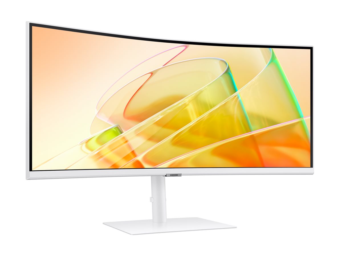 Samsung ViewFinity S6 S34C650TAU - S65TC Series - écran LED - incurvé - 34" - 3440 x 1440 UWQHD @ 100 Hz - VA - 350 cd/m² - 3000:1 - HDR10 - 5 ms - 2x Thunderbolt 4, HDMI, DisplayPort - haut-parleurs - blanc chaud - LS34C650TAUXEN - Écrans d'ordinateur