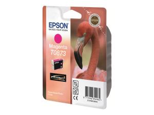 Epson T0873 - 11.4 ml - magenta - original - blister - cartouche d'encre - pour Stylus Photo R1900 - C13T08734010 - Cartouches d'imprimante