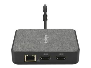 Kensington MD120U4 - Station d'accueil - USB-C / USB4 / Thunderbolt 3 / Thunderbolt 4 - 2 x HDMI - 1GbE, 2.5GbE - K32850WW - Stations d'accueil pour ordinateur portable