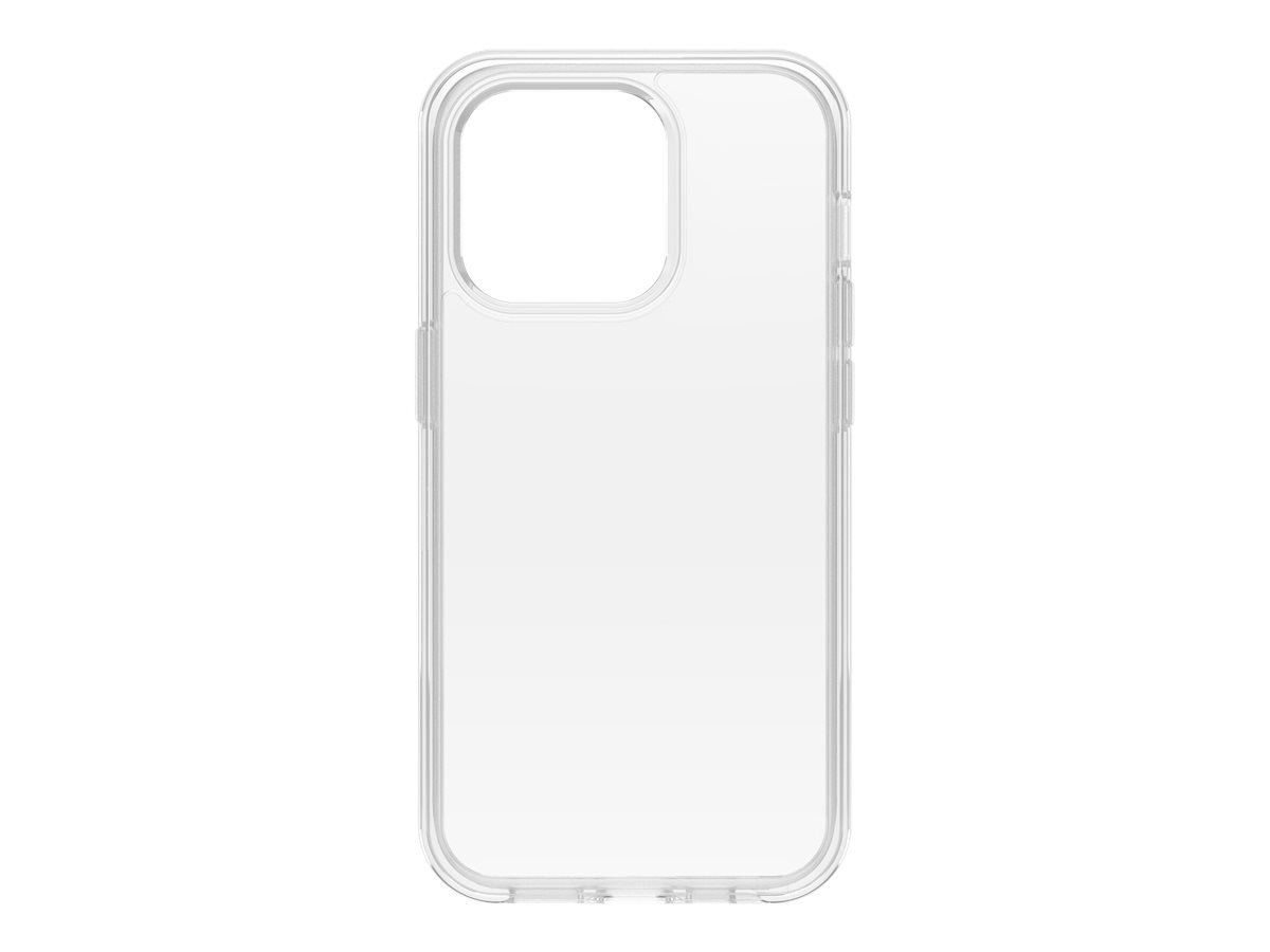 OtterBox Symmetry Series - Coque de protection pour téléphone portable - antimicrobien - compatibilité avec MagSafe - polycarbonate, caoutchouc synthétique, 50 % de plastique recyclé - clair - conception lisse - pour Apple iPhone 14 Pro - 77-88625 - Coques et étuis pour téléphone portable