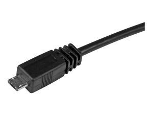 StarTech.com Câble Micro USB 1 m - A vers Micro B - Câble USB - USB (M) pour Micro-USB de type B (M) - USB 2.0 - 1 m - noir - UUSBHAUB1M - Câbles USB