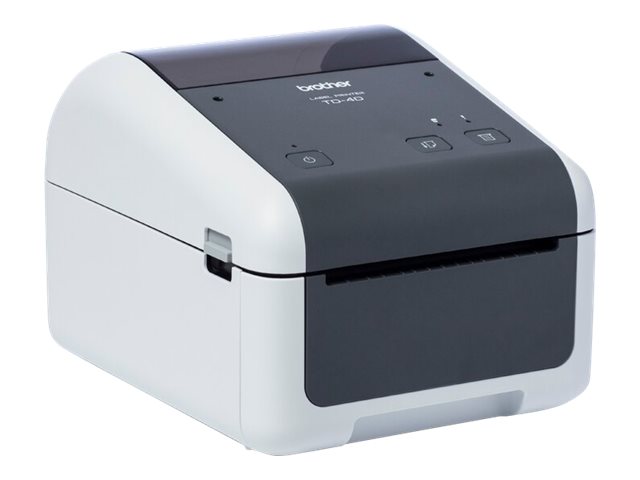Brother TD-4520DN - Imprimante d'étiquettes - thermique direct - Rouleau (11,8 cm) - 300 x 300 ppp - jusqu'à 152 mm/sec - USB 2.0, LAN, série - gris, blanc - TD4520DNXX1 - Imprimantes thermiques