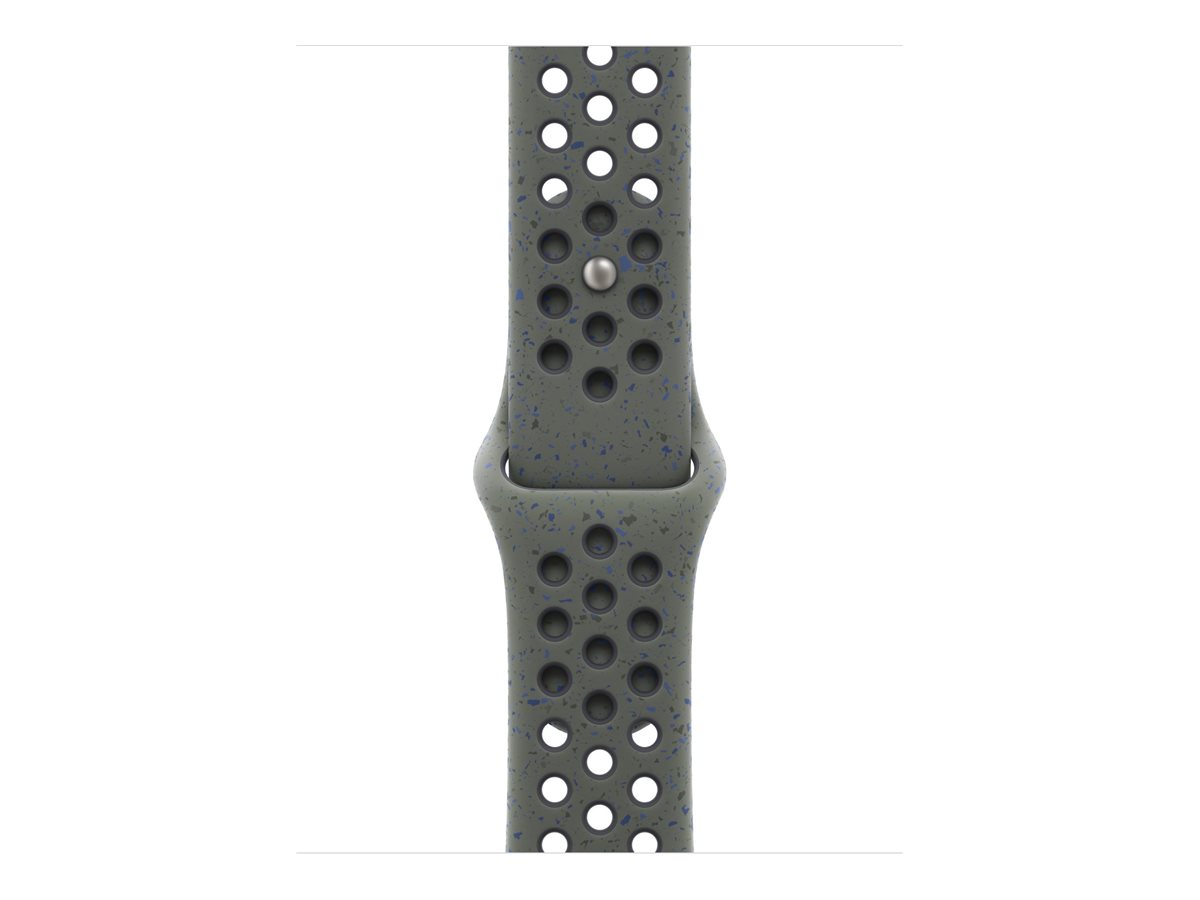 Apple Nike - Bracelet pour montre intelligente - 40mm - taille M/L - kaki cargo - pour Watch Hermès Series 7, Hermès Series 9, Nike Series 7, Series 10, Series 8, Series 9 - MC2H4ZM/A - Accessoires pour smart watch