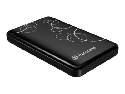 Transcend StoreJet 25A3 - Disque dur - 1 To - externe (portable) - 2.5" - USB 3.0 - noir - TS1TSJ25A3K - Disques durs externes