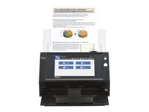 Ricoh Image Scanner N7100E - Scanner de documents - CIS Double - Recto-verso - 216 x 355.6 mm - 600 dpi x 600 dpi - jusqu'à 25 ppm (mono) / jusqu'à 25 ppm (couleur) - Chargeur automatique de documents (50 feuilles) - jusqu'à 4000 pages par jour - Gigabit LAN - PA03706-B301 - Scanneurs de documents