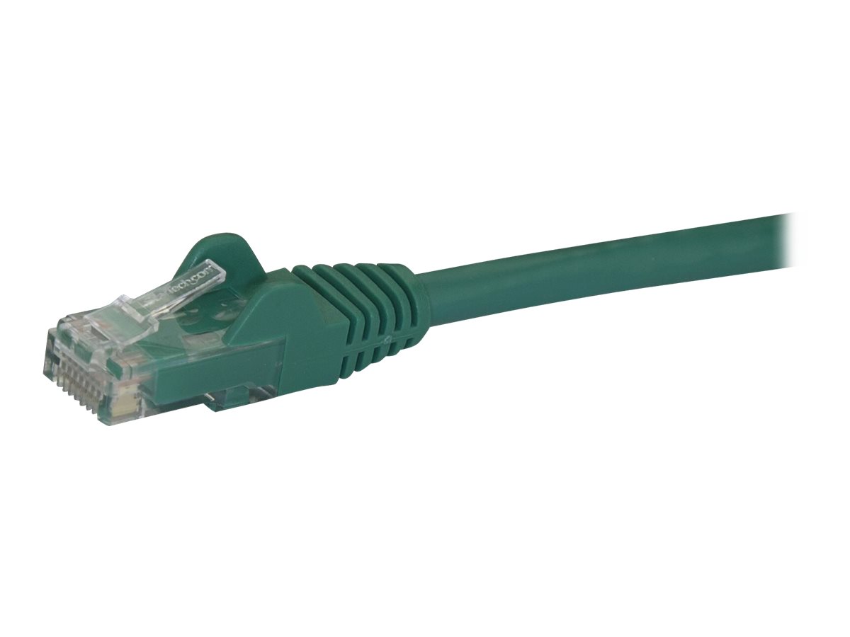 StarTech.com Câble Ethernet 10 m - RJ45 Cat6 - Câble réseau sans accroc - UTP - Cordon patch - Catégorie 6 - Vert - Cordon de raccordement - RJ-45 (M) pour RJ-45 (M) - 10 m - CAT 6 - moulé, sans crochet - vert - N6PATC10MGN - Câbles à paire torsadée