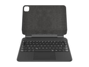 Belkin Pro - Clavier et étui (étui de protection) - avec socle magnétique - avec trackpad - rétroéclairé - sans fil - Bluetooth - pour Apple 11-inch iPad Pro (M4) - BBZ002FR-V2 - Claviers