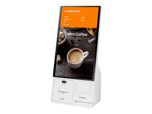 Samsung KM24A - Kiosque - jusqu'à LAN sans fil: - Wi-Fi - moniteur : LED 23.8" 1920 x 1080 (Full HD) écran tactile - LH24KMATBGCXEN - Kiosques