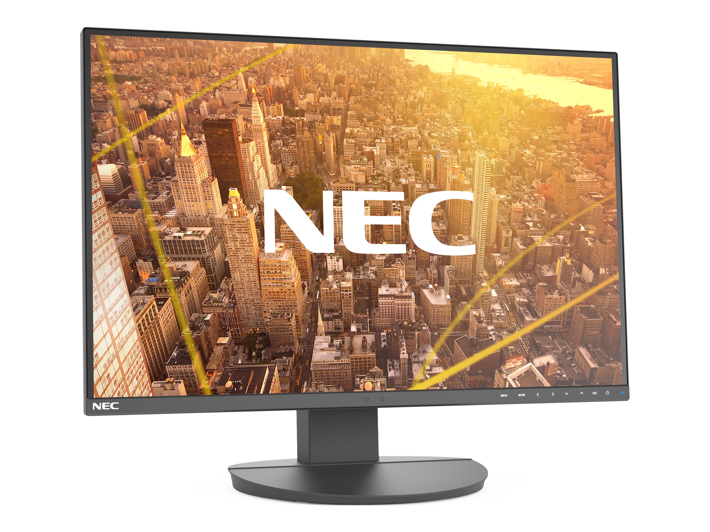NEC MultiSync EA242WU - Écran LED - 24" - 1920 x 1200 @ 60 Hz - IPS - 300 cd/m² - 1000:1 - 6 ms - HDMI, DisplayPort, USB-C - haut-parleurs - noir - 60004855 - Écrans d'ordinateur