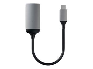 Satechi ST-TCVGAM - Adaptateur vidéo - 24 pin USB-C mâle pour HD-15 (VGA) femelle - 20.3 cm - gris sidéral - support 1080p - ST-TCVGAM - Accessoires pour téléviseurs