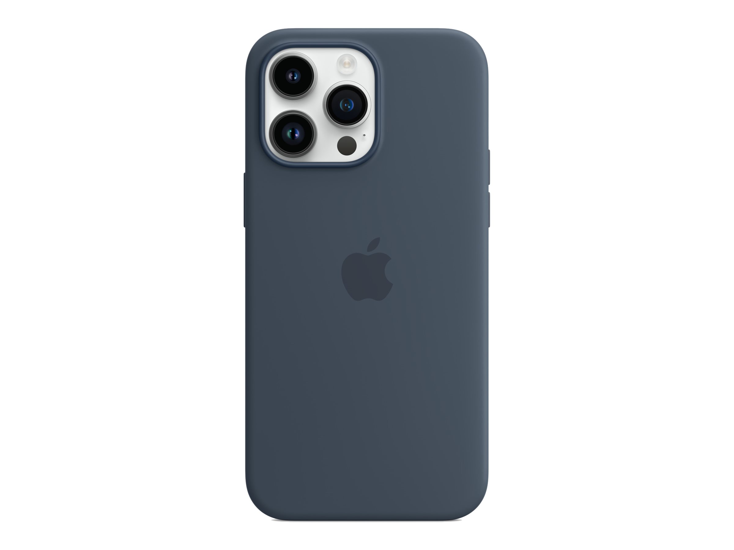 Apple - Coque de protection pour téléphone portable - avec MagSafe - silicone - bleu tempête - pour iPhone 14 Pro Max - MPTQ3ZM/A - Coques et étuis pour téléphone portable