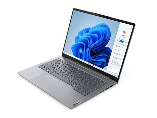 Lenovo ThinkBook 14 G7 IML 21MR - Conception de charnière à 180 degrés - Intel Core Ultra 5 - 125U / jusqu'à 4.3 GHz - Win 11 Pro - Intel Graphics - 8 Go RAM - 256 Go SSD NVMe - 14" IPS 1920 x 1200 - Gigabit Ethernet - Wi-Fi 6E, Bluetooth - double ton gris arctique - clavier : Français - avec 1 an de support Premier Lenovo - 21MR004TFR - Ordinateurs portables