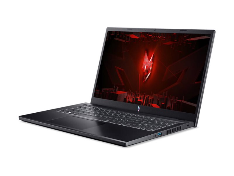 Acer Nitro V 15 ANV15-51 - Intel Core i5 - 13420H / jusqu'à 4.6 GHz - Win 11 Home - GF RTX 4050 - 16 Go RAM - 512 Go SSD NVMe - 15.6" IPS 1920 x 1080 (Full HD) @ 144 Hz - Éthernet - Wi-Fi 6 - Noir vitreux - clavier : Français - NH.QNBEF.00E - Ordinateurs portables