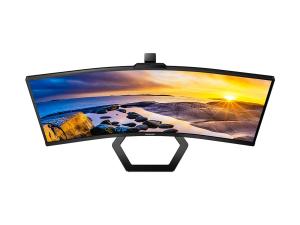 Philips 34E1C5600HE - 5000 Series - écran LED - incurvé - 34" - 3440 x 1440 WQHD @ 100 Hz - VA - 300 cd/m² - 3000:1 - 4 ms - HDMI, DisplayPort, USB-C - haut-parleurs - noir texturé - 34E1C5600HE/00 - Écrans d'ordinateur