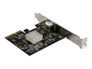 StarTech.com 5G PCIe Network Adapter Card, NBASE-T & 5GBASE-T 2.5BASE-T PCI Express Network Interface Adapter, 5GbE/2.5GbE/1GbE Multi Gigabit Ethernet Workstation NIC, 4 Speed LAN Card - 5G PCIe Network Card (ST5GPEXNB) - Adaptateur réseau - PCIe 2.0 x4 - 5GBase-T x 1 - noir - ST5GPEXNB - Cartes réseau