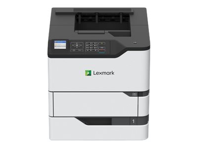 Lexmark MS823dn - Imprimante - Noir et blanc - Recto-verso - laser - A4/Legal - 1200 x 1200 ppp - jusqu'à 61 ppm - capacité : 650 feuilles - USB 2.0, Gigabit LAN, hôte USB 2.0 - 50G0220 - Imprimantes laser monochromes