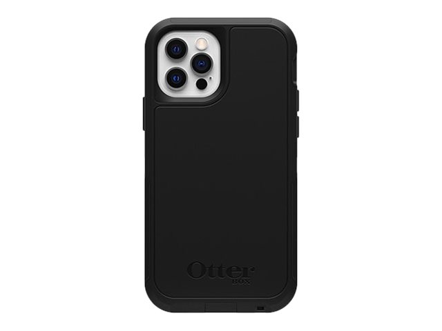 OtterBox Defender Series XT with MagSafe - Coque de protection pour téléphone portable - polycarbonate, caoutchouc synthétique - noir - pour Apple iPhone 12, 12 Pro - 77-80946 - Coques et étuis pour téléphone portable