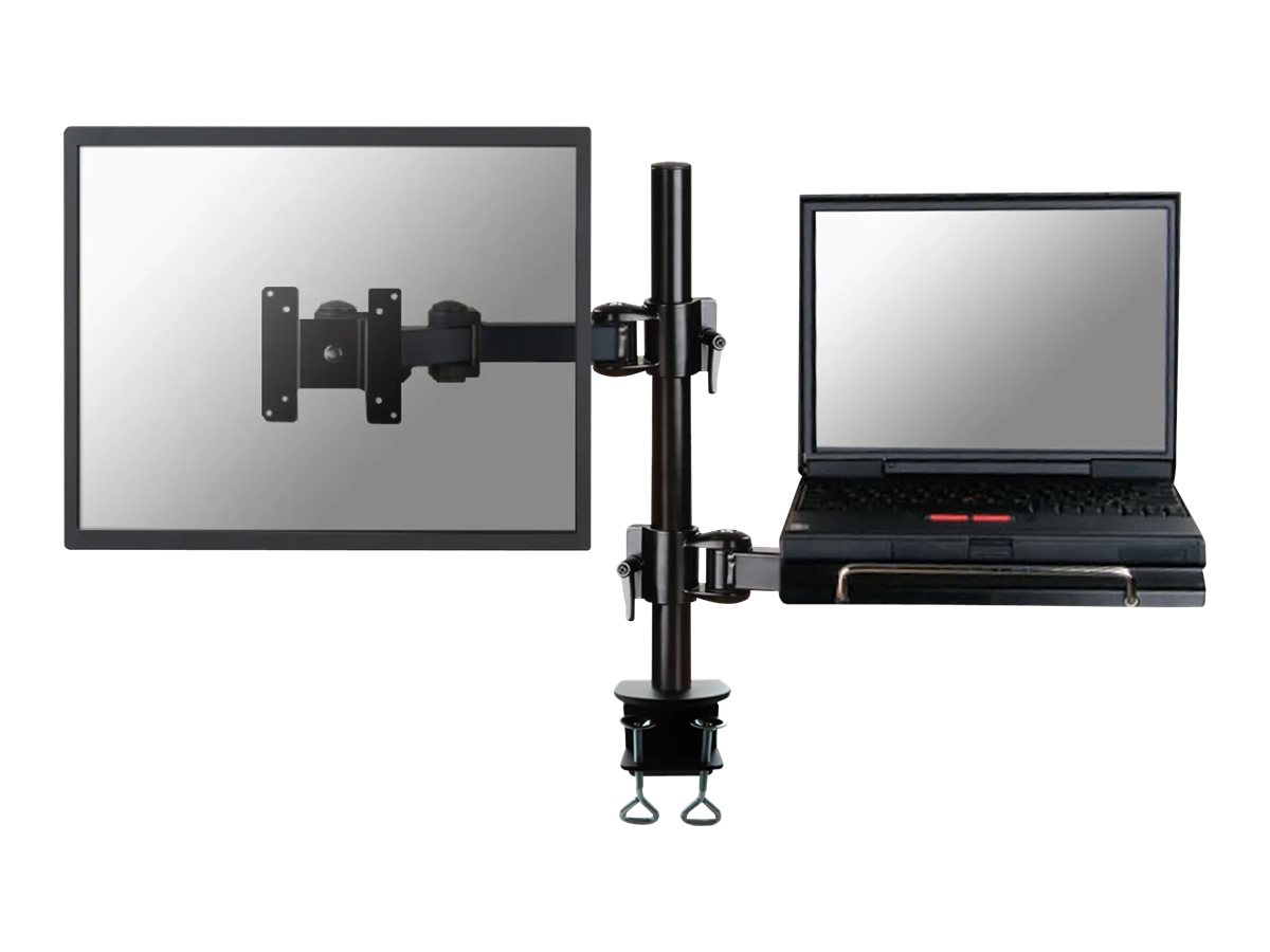 Neomounts FPMA-D960NOTEBOOK - Kit de montage - pleine action - pour écran LCD / ordinateur portable - noir - Taille d'écran : 10"-27" - pinces montables, montrable sur bureau - FPMA-D960NOTEBOOK - Accessoires pour ordinateur portable et tablette