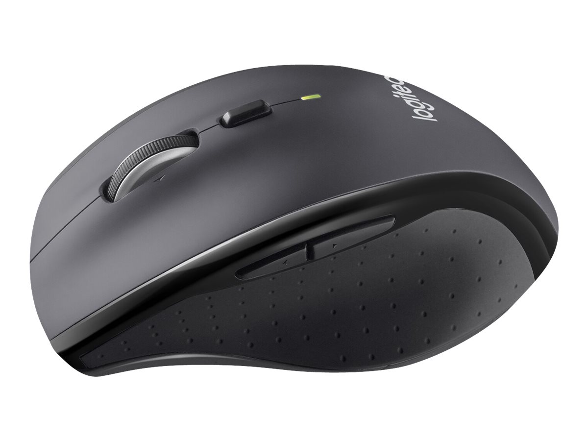 Logitech M705 - Souris - pour droitiers - laser - sans fil - 2.4 GHz - récepteur sans fil USB - gris - 910-001949 - Souris