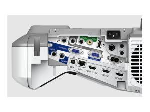 Epson EB-695Wi - Projecteur 3LCD - 3500 lumens (blanc) - 3500 lumens (couleur) - WXGA (1280 x 800) - 16:10 - 720p - LAN - gris, blanc - V11H740040 - Projecteurs LCD